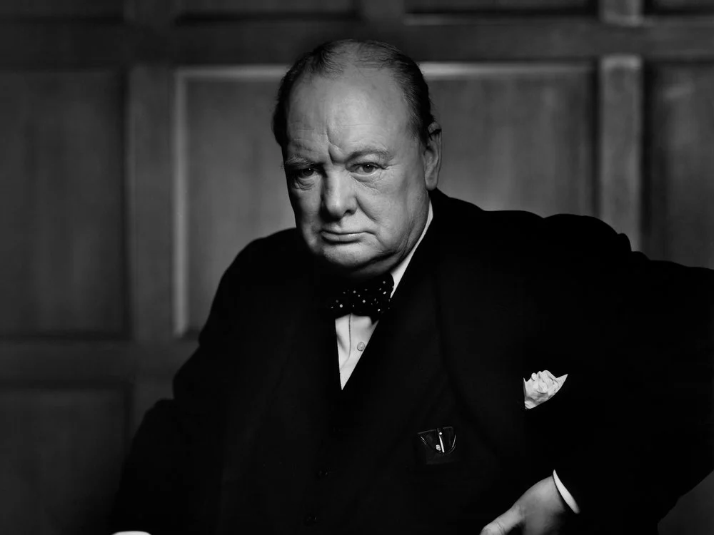 Stolen Karsh photo of Winston Churchill